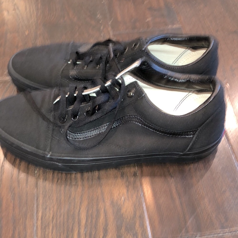 Vans mens black shoes size 11 1/2 - Picture 7 of 8